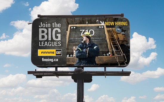 Finning Join The Big Leagues Static Billboard 2