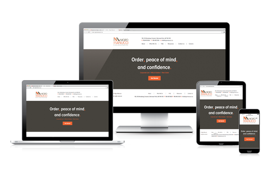 Nigro Manucci Responsive Web Design