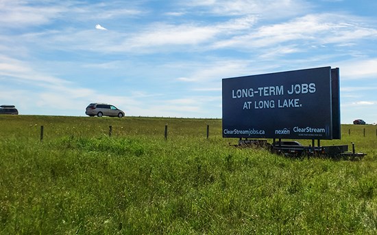 Clearstream Recruitment Trailer Billboard