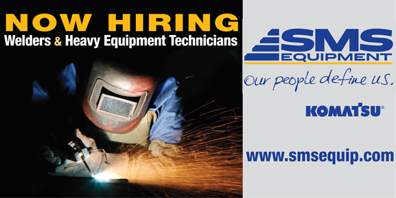 SMS Equipment Now Hiring